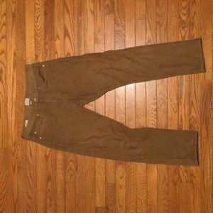 JCrew Tan Corduroy Pants 31x30